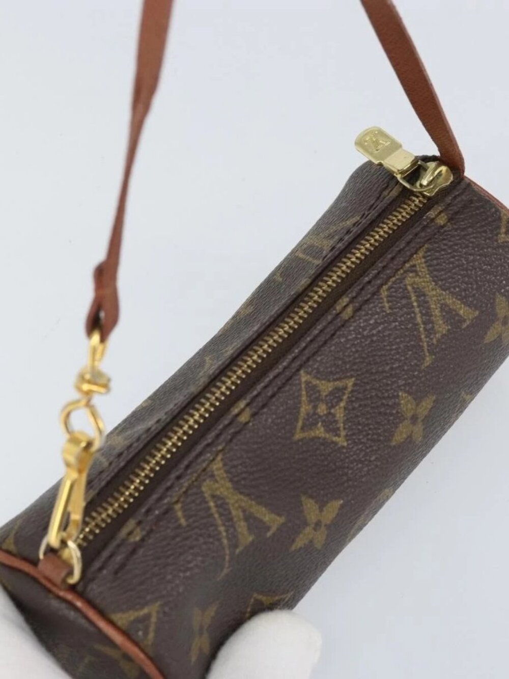 LOUIS VUITTON Monogram Papillon Pouch LV Auth 168953 - Picture 7 of 16